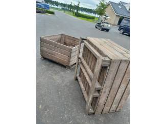 voorraadkisten Grote partij fruitkisten 1.14x1.14x0.75