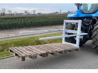 heftrucks stapelaars palletwagens dubbele palletdrager met klemkokers (nieuw)